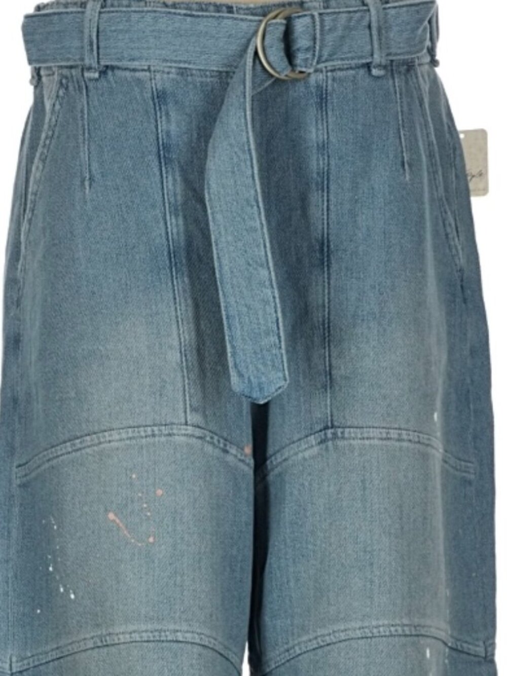 NWT Free People We The Free Pavement Artist Slouchy Cropped Jeans Medium $158 - Picture 14 of 16